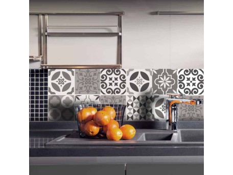 Tile Cover Brown πλακάκια διακόσμησης τοίχων κουζίνας & μπάνιου (31219)