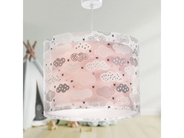 Clouds Pink κρεμαστό παιδικό φωτιστικό (41412MS)