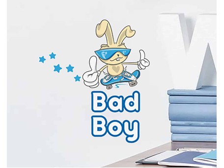 Bad Boy αυτοκόλλητα τοίχου XS (11006)