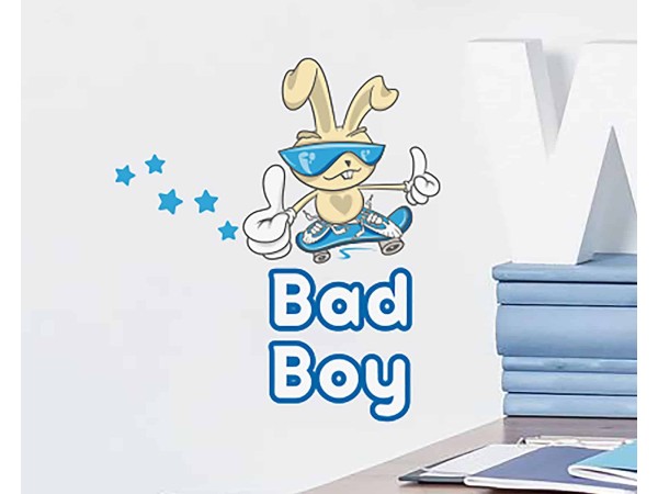 Bad Boy αυτοκόλλητα τοίχου XS (11006)