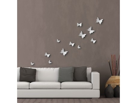 White Butterflies 3D πολυπροπυλενίου (24001)
