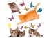 Cats αυτοκόλλητα βινυλίου για τζάμι M (64001)