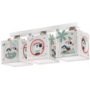 The Pirates τρίφωτο παιδικό φωτιστικό οροφής (74553)