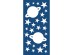 Rocket & Stars φωσφορίζοντα τοίχου S (77226)