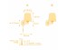 Starlight Yellow απλίκα τοίχου (82219A)