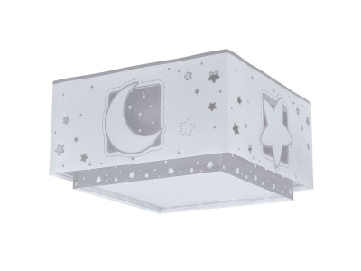 Moonlight Gray πλαφονιέρα (63236MΕ)