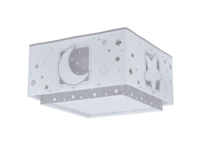 Moonlight Gray πλαφονιέρα (63236MΕ)