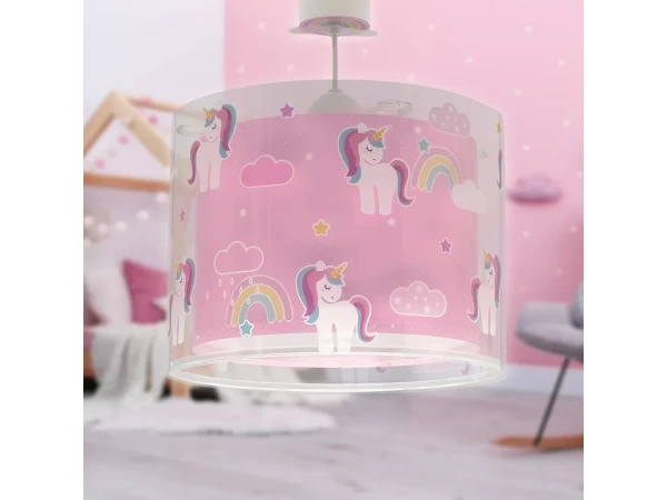 Unicorns παιδικό φωτιστικό οροφής (41592M)
