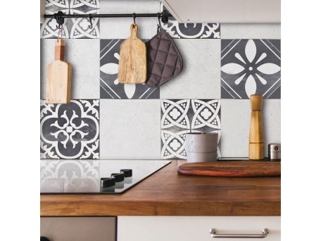 Black Slate πλακάκια διακόσμησης τοίχων κουζίνας & μπάνιου (31228)