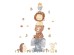 Sipo wall stickers Animal Pyramid