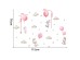 Sipo Wall sticker Bunny Balloons Pink