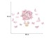 Sipo Wall sticker pink butterflies