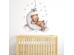 Sipo Wall sticker teddy bear on themoon