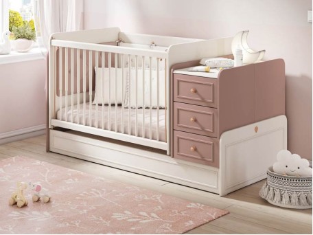 Βρεφική κούνια EL-1022 with Telescopic Rail