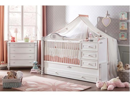 Βρεφική κούνια RO-1015 with Telescopic Rail