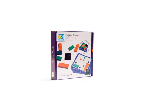 Bs Toys - Παζλ Με Τετράγωνα Bs Toys - Παζλ Με Τετράγωνα