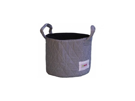 Minene – Μεγάλο Καλάθι Αποθήκευσης Μπλε Navy Ριγέ