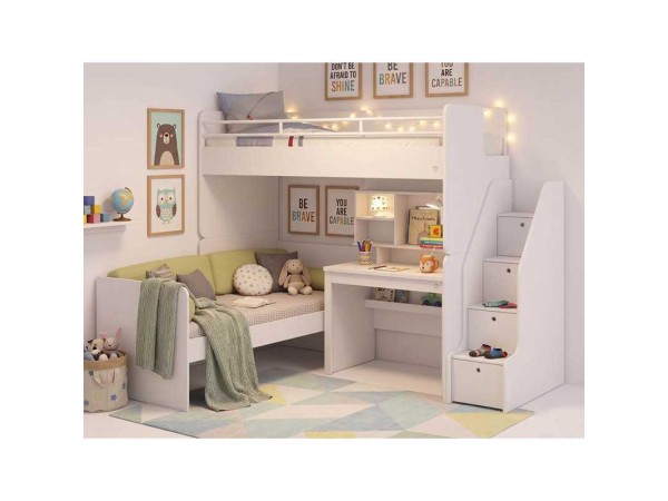 Παιδική κουκέτα WHITE STUDIO 14 Παιδική κουκέτα WHITE STUDIO 14