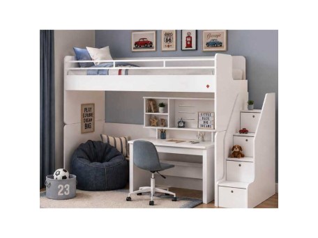 Παιδική κουκέτα WHITE STUDIO 15