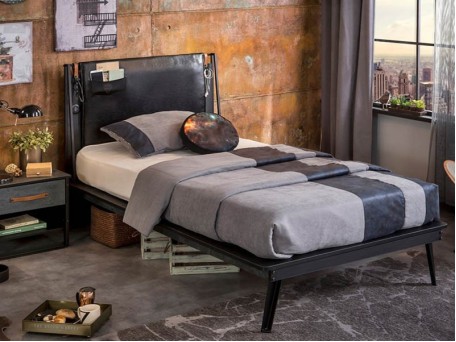 Παιδικό κρεβάτι ημίδιπλο DM-1315-1313 USB CHARGING