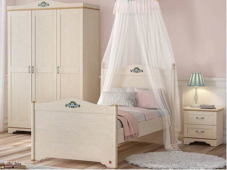Παιδικό κρεβάτι ημίδιπλο FL-1302