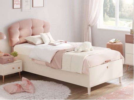 Παιδικό κρεβάτι ημίδιπλο με αποθηκευτικό χώρο EL-1706-1040