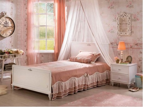 Παιδικό κρεβάτι ημίδιπλο RO-1326-1324 (1.20Χ2.00)