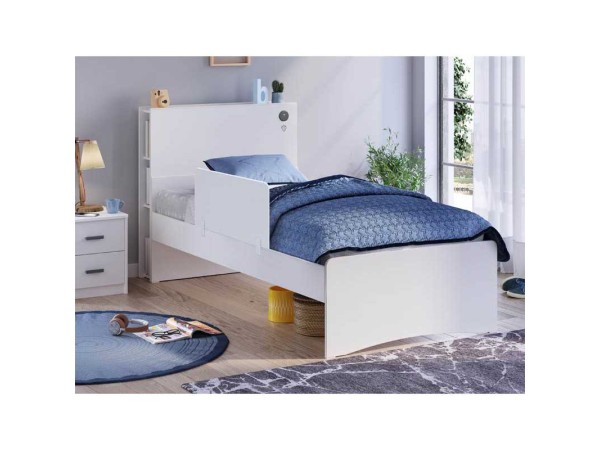 Παιδικό κρεβάτι ημίδιπλο WHITE WH-1316-1318 USB CHARGING (1.20X2.00) Παιδικό κρεβάτι ημίδιπλο WHITE WH-1316-1318 USB CHARGING (1.20X2.00)