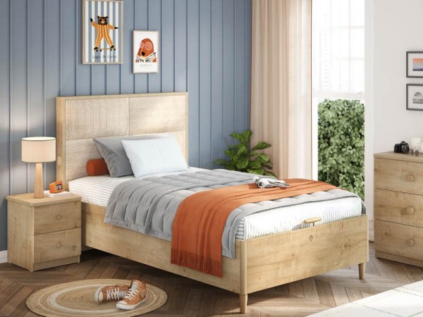 Παιδικό κρεβάτι με αποθηκευτικό χώρο MO-1713 USB CHARGING