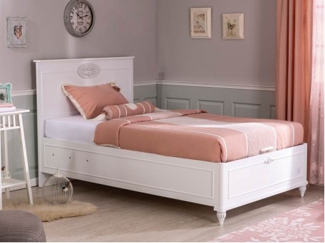 Παιδικό κρεβάτι με αποθηκευτικό χώρο RO-1712-1323 (1.00Χ2.00)