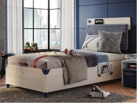 Παιδικό κρεβάτι με αποθηκευτικό χώρο TR-1706 USB CHARGING