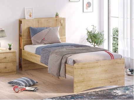 Παιδικό κρεβάτι Mocha MS-1317-MO-1315 USB CHARGING (1.00X2.00)