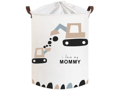 Sipo Πολυχρηστικό Καλάθι με κορδόνι Εκσκαφέας 43 L