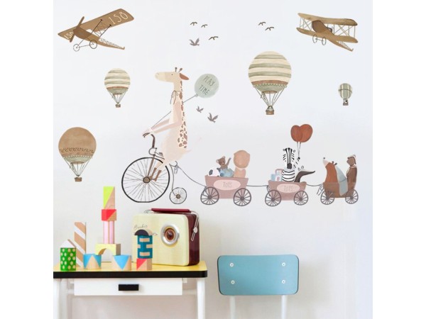 Sipo Wall sticker Giraffe and Friends