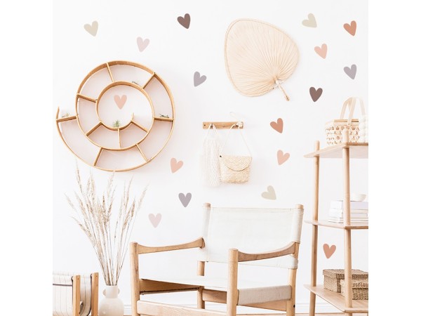 Sipo wall stickers Boho Hearts