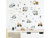 Sipo wall stickers Tractors, Excavators