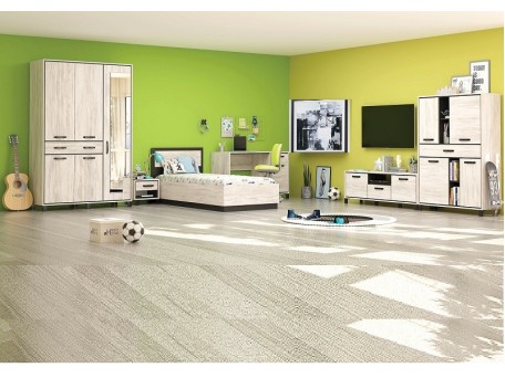 Σετ ξύλινο δωματίου Evelin1 90x200 DIOMMI 31-055