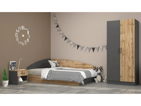 Σετ κρεβατοκάμαρας Apolo1 120x190 DIOMMI 33-066