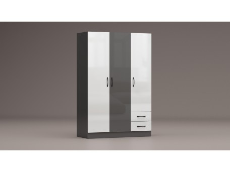 Τρίφυλλη ντουλάπα Αpolo2 120x52x181 DIOMMI 33-130