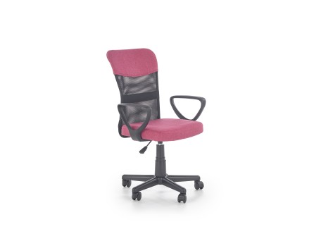 TIMMY o.chair, color: pink / black DIOMMI V-CH-TIMMY-FOT-RÓŻOWY