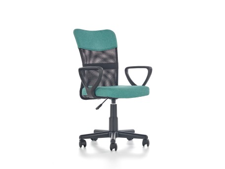 TIMMY o.chair, color: turquoise / black DIOMMI V-CH-TIMMY-FOT-TURKUSOWY