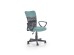 TIMMY o.chair, color: turquoise / black DIOMMI V-CH-TIMMY-FOT-TURKUSOWY