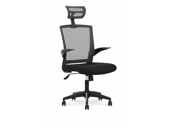 VALOR o. chair, color: black / grey DIOMMI V-CH-VALOR-FOT-CZARNY