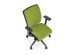 POP office chair, color: black / green DIOMMI V-NS-POP-FOT-ZIELONY