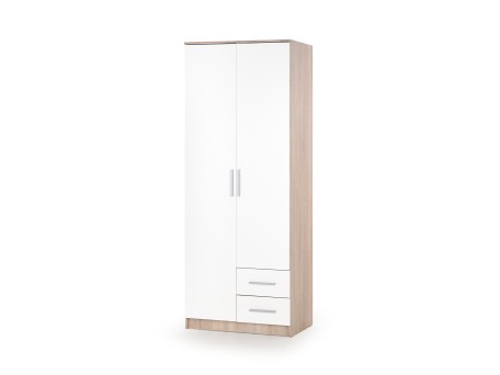 LIMA S-2, color: white / sonoma oak DIOMMI V-PL-LIMA-S2-BIAŁY/SONOMA
