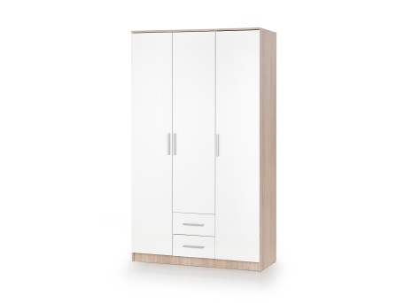 LIMA S-3, color: white / sonoma oak DIOMMI V-PL-LIMA-S3-BIAŁY/SONOMA