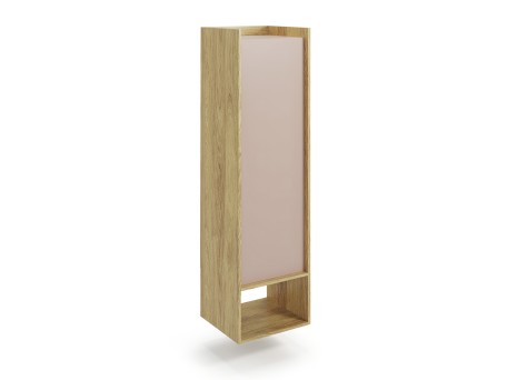 MOBIUS regal 1D color: hikora oak/white DIOMMI V-PL-MOBIUS-REGAŁ_1D-ANT.RÓŻ