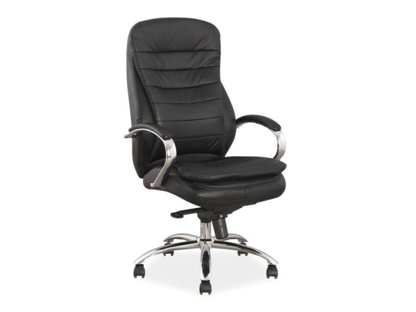ΣΤΡΕΦΤΕΡΗ ΚΑΡΕΚΛΑ Q-154 ΜΑΥΡΟ ECO ΔΕΡΜΑ DIOMMI OBRQ154C