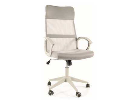 FOTEL OBROTOWY Q-026 SZARY