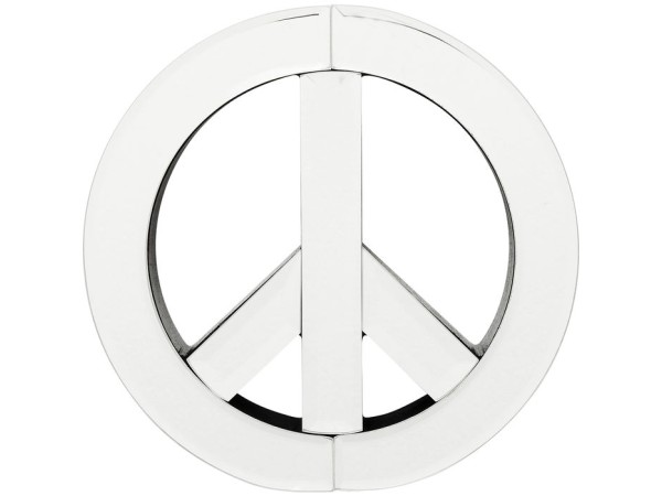 Διακοσμητικό Τοίχου Καθρέφτης Peace Μικρό 20x20x1,3 εκ. - Καθρέφτης